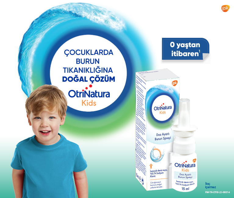 Çocuklarda burun tıkanıklığına doğal çözüm Otrinatura Kids